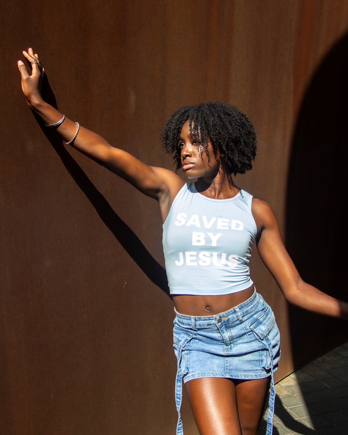 SAVED BY JESUS TANK TOP