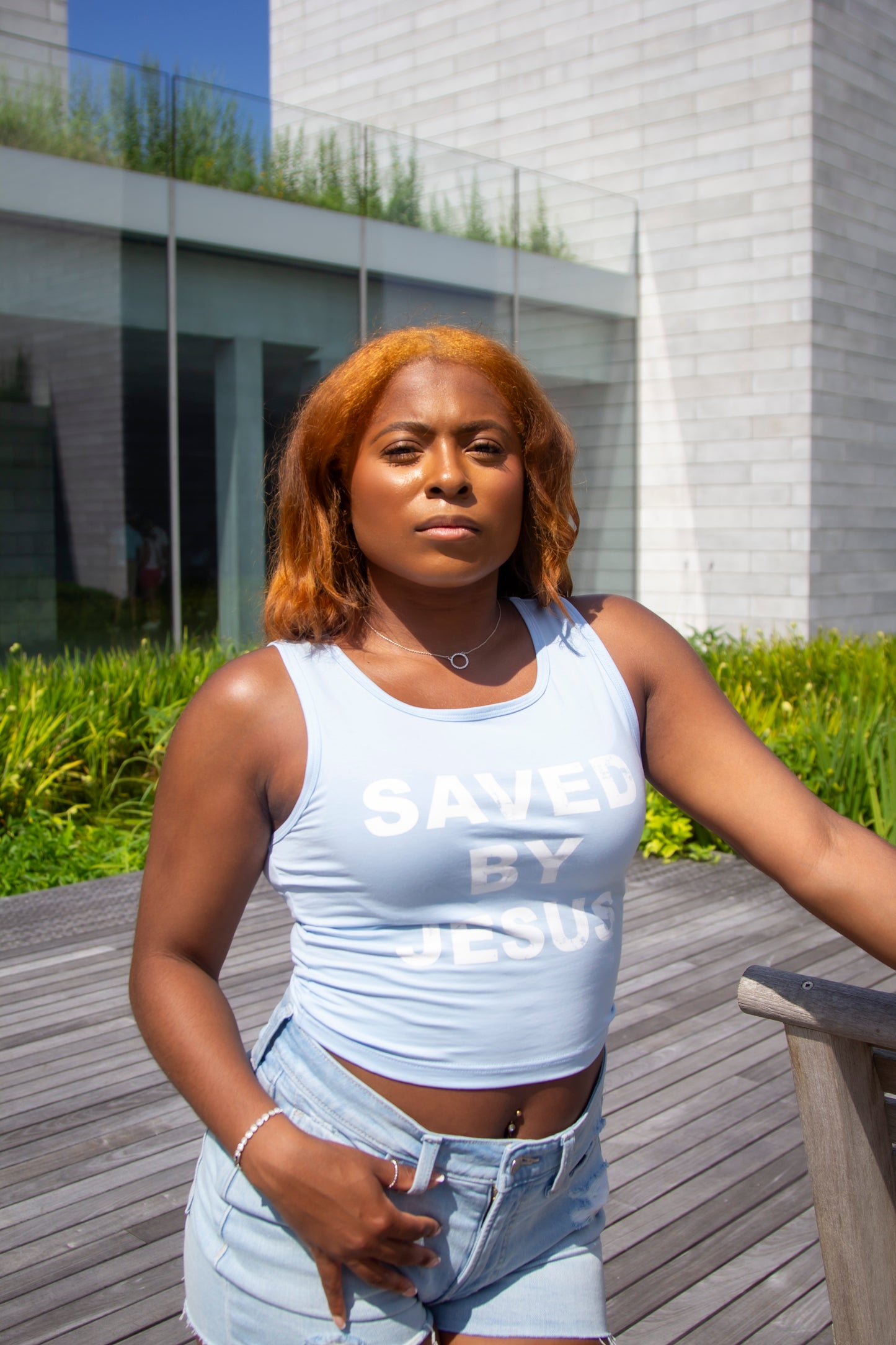 SAVED BY JESUS TANK TOP